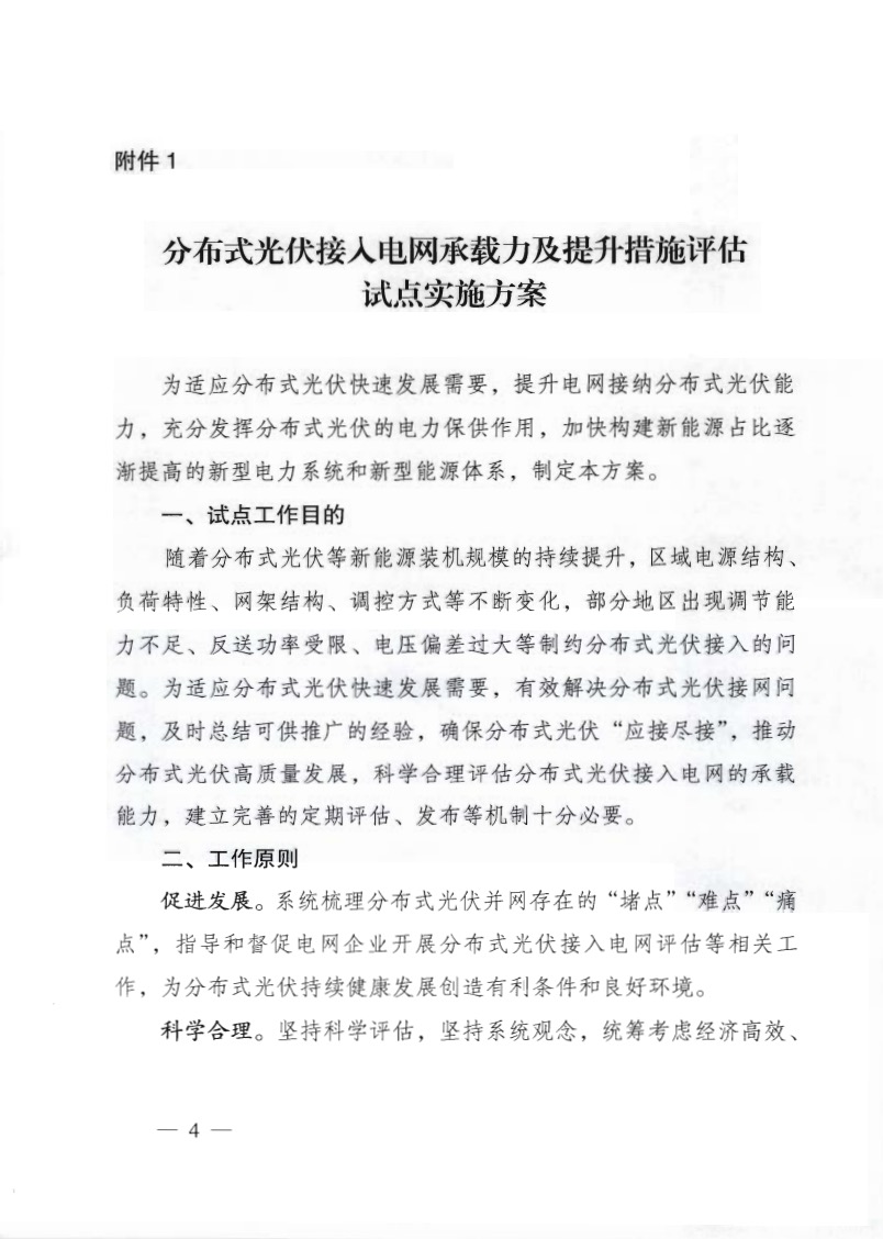關于《國家能源局綜合司關于印發(fā)開展分布式光伏接入電網承載力及提升措施評估試點工作的通知》.jpg